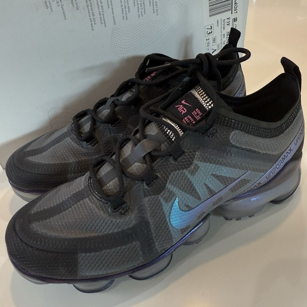 Nike Air VaporMax 2019 Throwback Future Purple Grey AR6631-001 Men’s Size 7.5